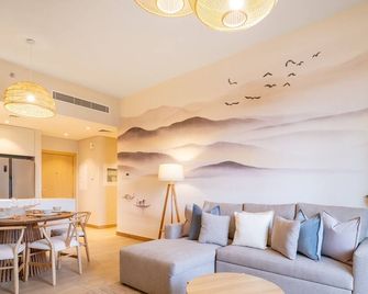 Lux The La Mer Luxury Burj View Suite 3 - Dubai - Sala de estar