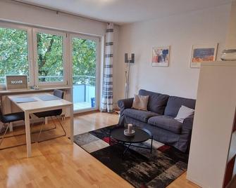 Quiet one-room apartment with equipped kitchen and shower room - with balcony - Weinheim - Wohnzimmer