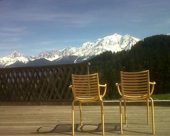 Chalet Cordon / Combloux / Megève, extraordinary view of Mt-Blanc - Cordon - Balcon