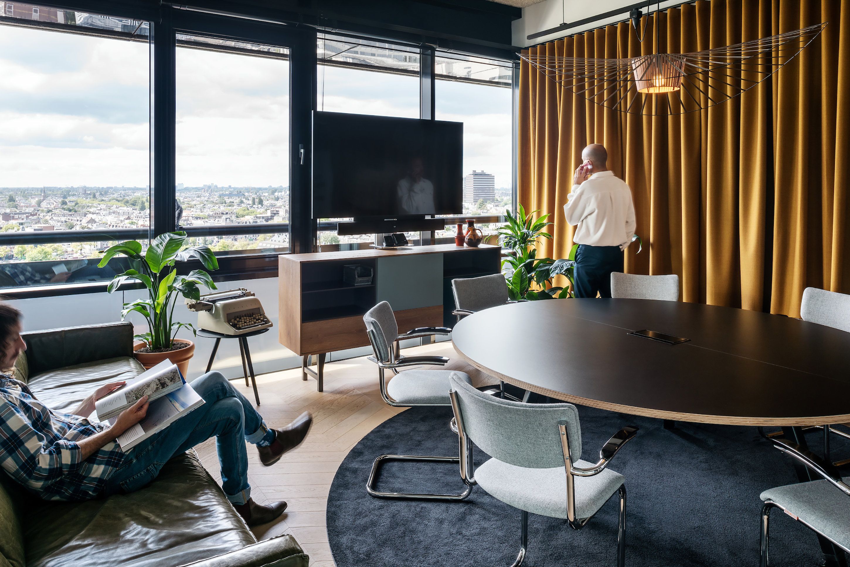 Conference room view of The Social Hub Amsterdam City