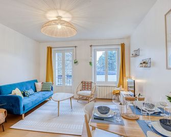 Le Bel-Air - Plage à 700 m - St Malo - Saint-Malo - Wohnzimmer