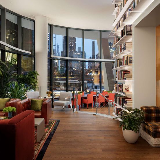 Lobby view of Graduate by Hilton New York