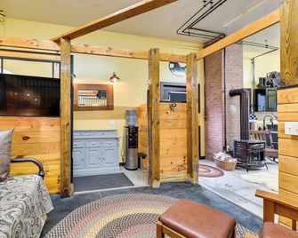 Unique Finger Lakes Converted Horse Barn w/ Patio! - Geneva - Living room