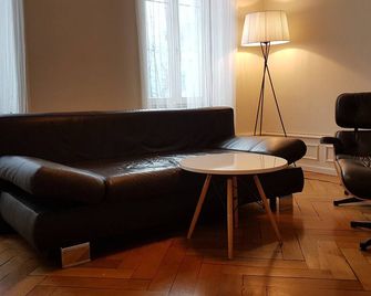 Basel Charme Apartments - Basilea - Sala de estar