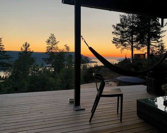 High Standard In Nature One Hour From Oslo Fantastic Wiews - Family Friendly - Stange - Balcony