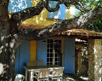Le Tilleul - Charming gîte with covered terrace facing Mont Ventoux - Mollans-sur-Ouvèze - Patio