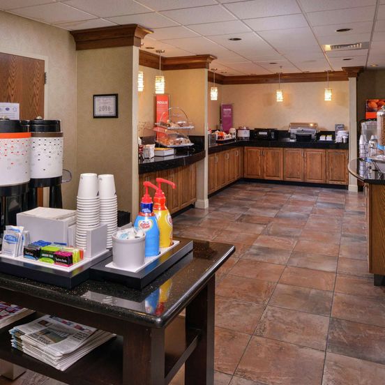 Buffet view of Hampton Inn & Suites Carson City