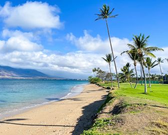 Maui Sunset A102 - Aloha Mai 2, Beachfront Resort Condo, Ground floor, 1B/2BA, S - Kihei - Plaża
