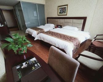 Greentree inn Shanxi Taiyuan University Of Finance And Economics North School Express Hotel - Taiyuan - Slaapkamer