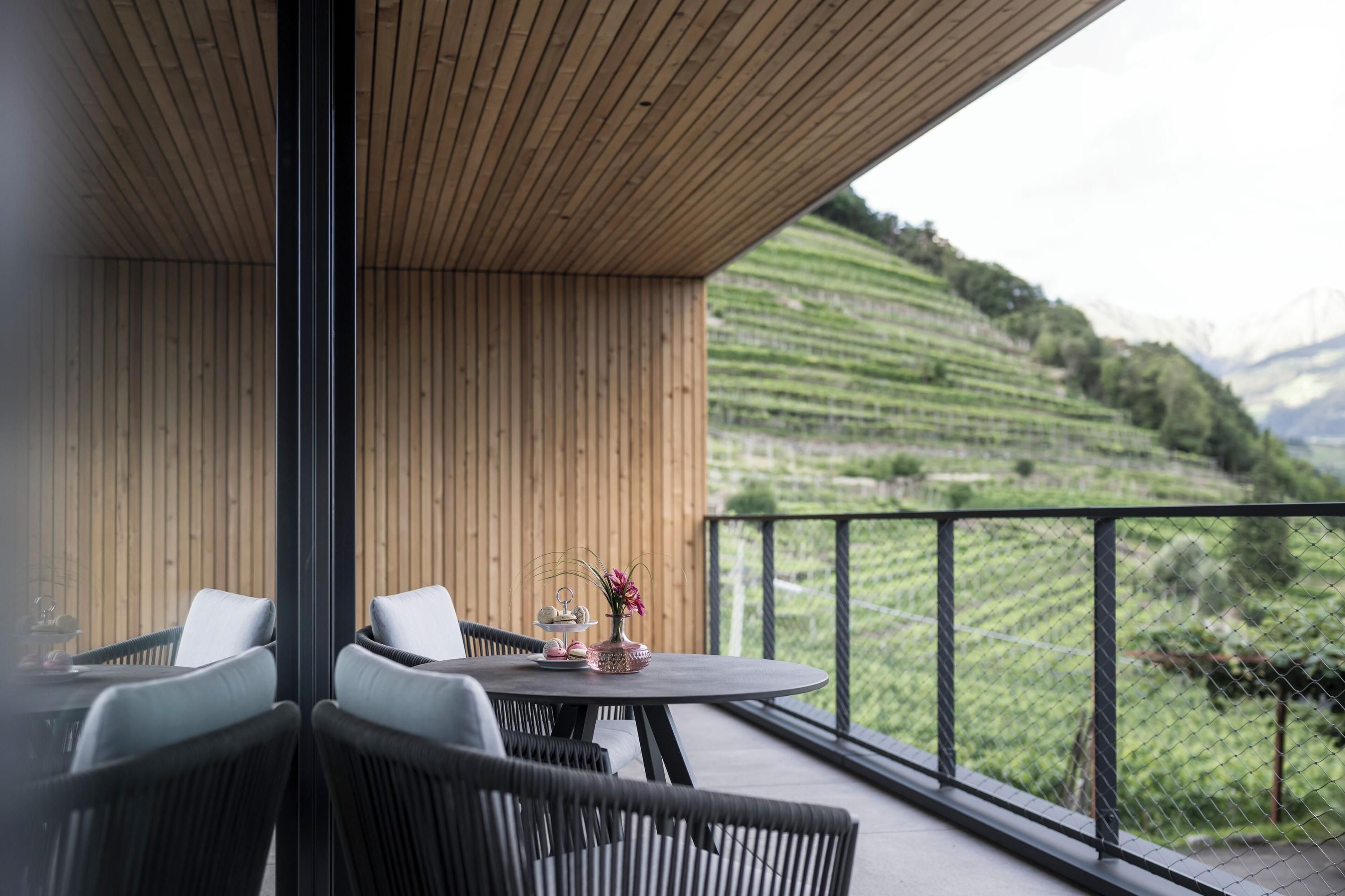 Schloss Plars Wine & Suites - לאגונדו - מרפסת