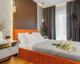 Lumina luxury apartment with parking - Łódź - Bedroom