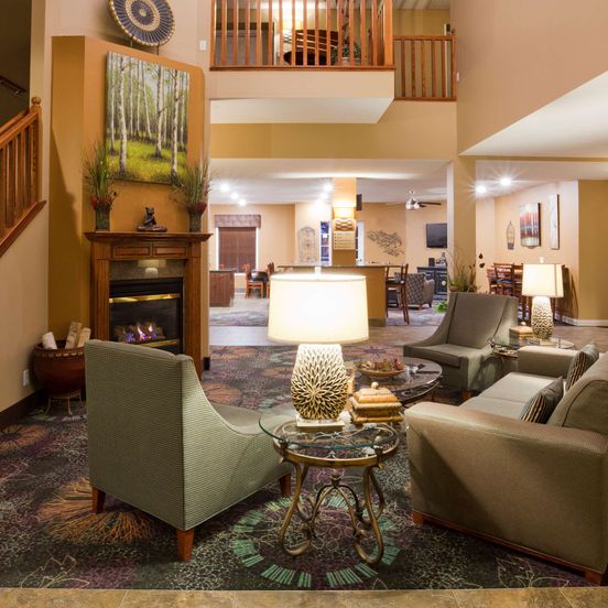 Lobby view of GrandStay Residential Suites Hotel St Cloud