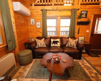 Cozy Log Cabin, Sleeps 6, Pet Friendly! - Norway - Living room