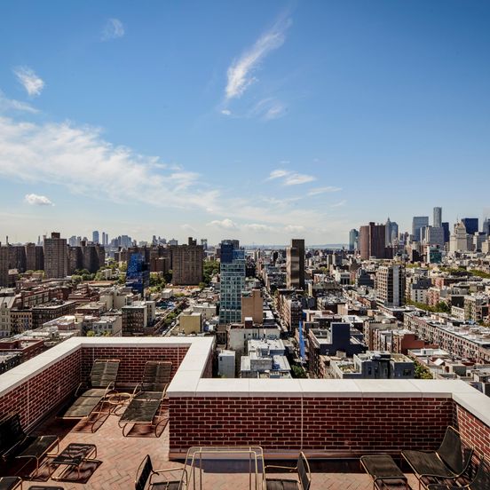 Balcony view of The Ludlow Hotel