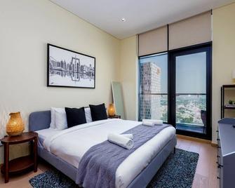 Modern 1br Apartment, High Floor, Near Dubai Mall - Dubái - Habitación