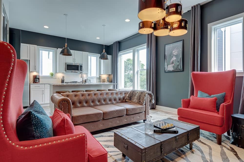 Free Early Check in & Parkingrooftop Deckgame Rm - נאשוויל - סלון