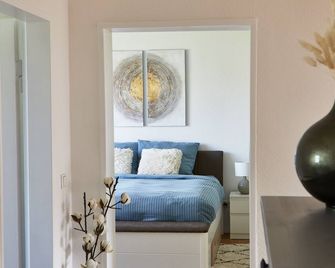 Work From Home 2br, Free Parking,netflix,near Basf - Ludwigshafen - Sypialnia