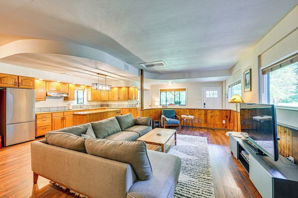 5 مي تو مو ت راينير ناتل بارك: كوزي كابين دبي ديك! - أشفورد (واشنطن) - غرفة معيشة