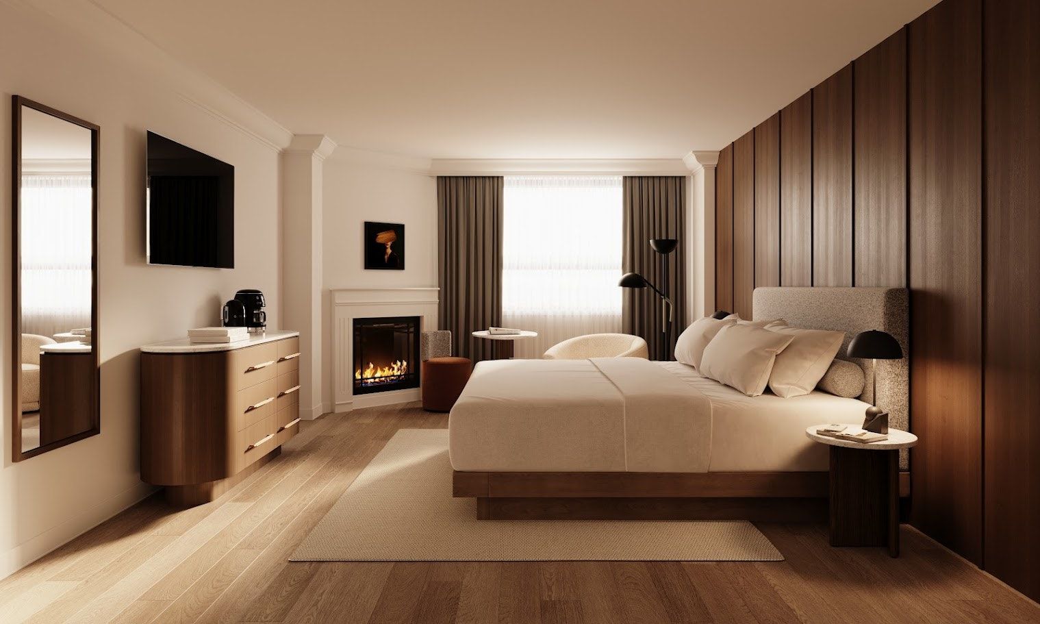 ميتكالفي هوتل مونتريال باي جراي كوليكشن - مونترال - غرفة نوم