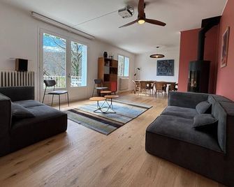 Villa with private pool - 4 bedrooms - Near St Antonin Noble Val - Penne - Living room