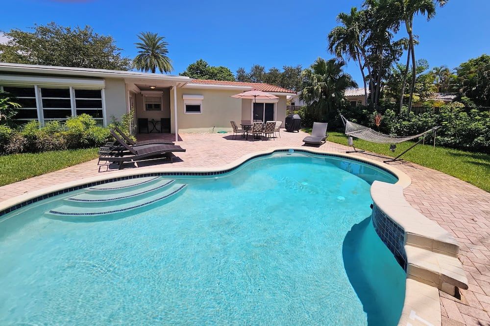 Villa Bella - Modernes Haus mit beheiztem Pool / 6 pax - Pompano Beach - Pool
