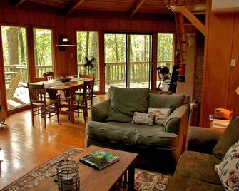 Cozy Treehouse By Mt. Mitchell Golf Course & Fishing - Burnsville - Living room