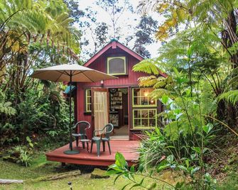 Romantic, Private Cottage Nestled Away in Volcano - Volcano - Patio