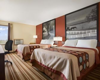 Super 8 by Wyndham Mattoon - Mattoon - Slaapkamer