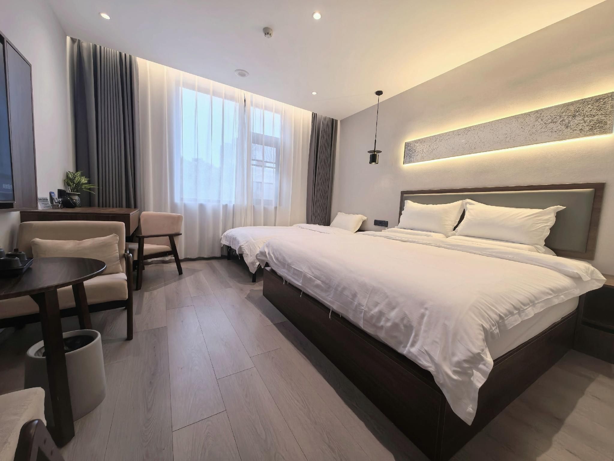 Songzeyue Residence Hotel (Nanjing Hongshan Zoo Branch) - نانجينغ - غرفة نوم