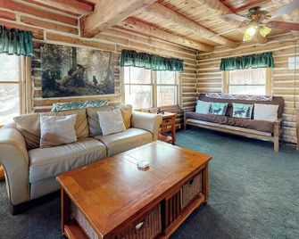 Between the Pines Log Cabin - Running Springs - Living room