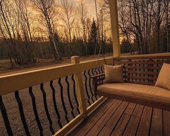 U.P. Lodge by Trails & Superior w/Game Room, Grill & Firepit: Schnickelfritz #2 - Ironwood - Balcony