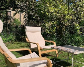 Vintage apartment in the Wadrill Valley - balcony / garden - Wadern - Terasa