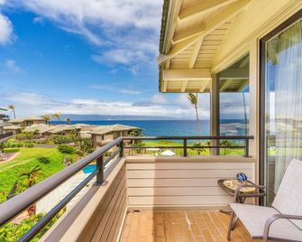 Kapalua Bay Vill 23G1 Ocean front 1 BD 1BA villa - Kahana - Balkon