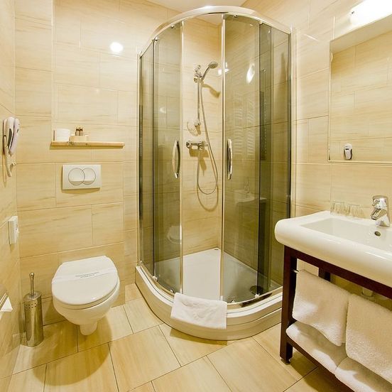 Bathroom view of Hotel Columbus