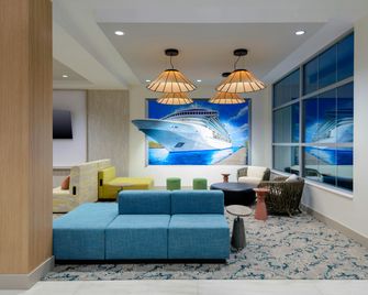 Hilton Garden Inn Cape Canaveral near Cocoa Beach - Cabo Cañaveral - Sala de estar