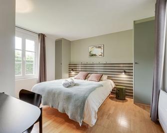 Beautiful Villa with Heated Pool Sauna Sea view 2 min to beach, 8 pers. - Benerville-sur-Mer - Chambre