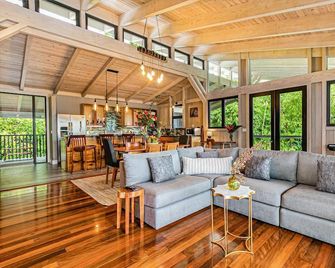 Kehena Hideaway Luxury Home - Pahoa - Obývací pokoj