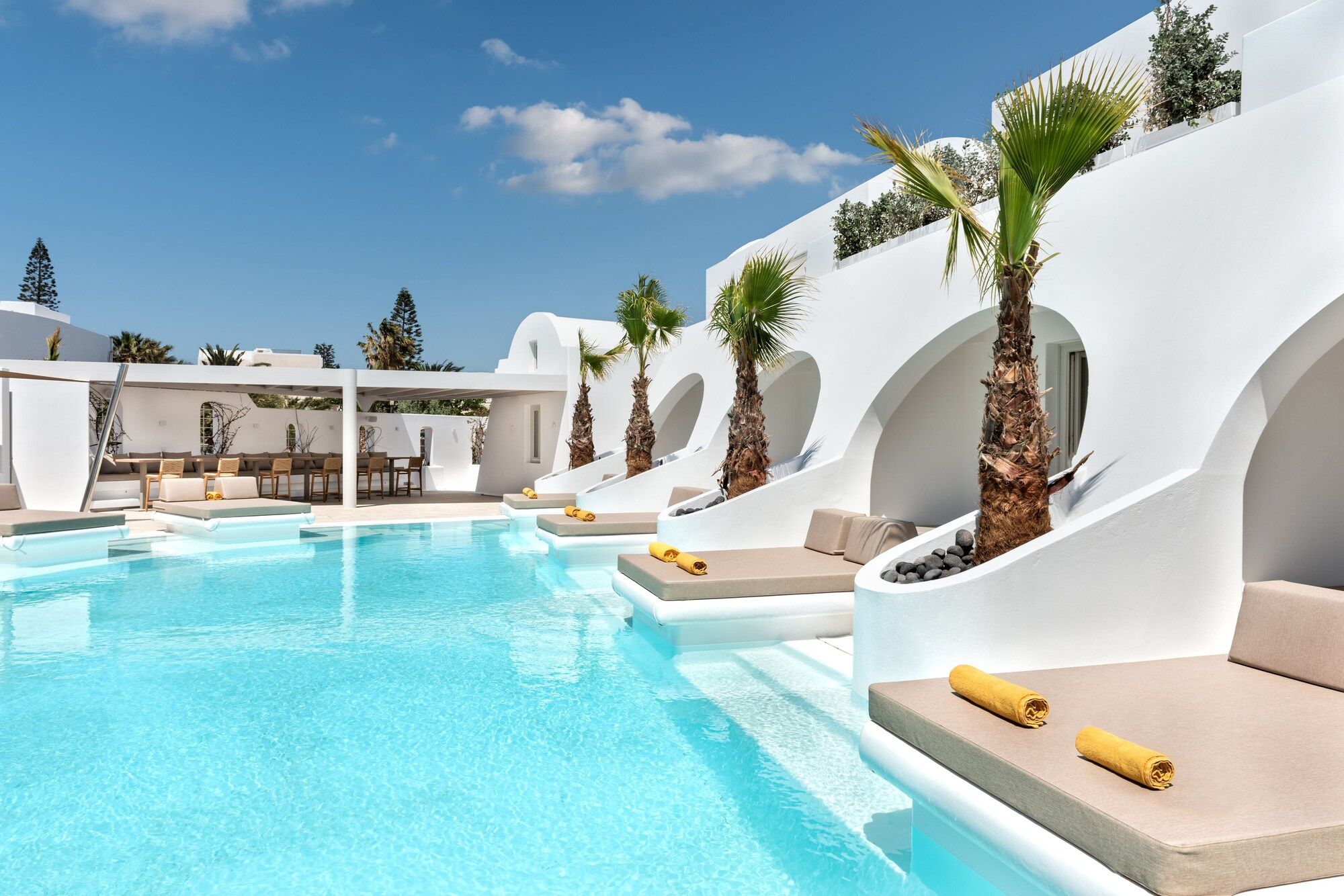 منتجع سانتوريني كاستيلي - فيرا - حوض السباحة