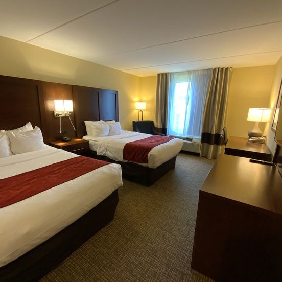 Bedroom view of Comfort Suites Fredericksburg North