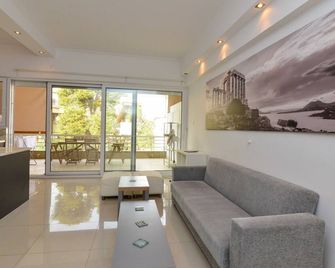 Athenian Riviera Varkiza Next to The Bea - Vári - Living room