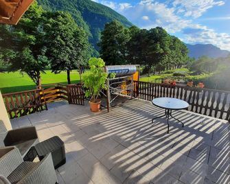 Apartment Zonir with sauna - Kobarid - Balkon