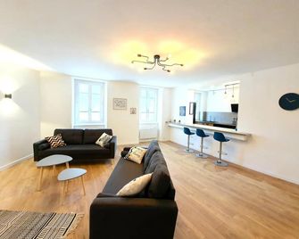 Appartement de charme climatisé - Graulhet - Salon