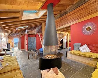 Hakuna Matata - Family Apt - 4 Vallées - Swiss Alps - Bagnes - Sala de estar