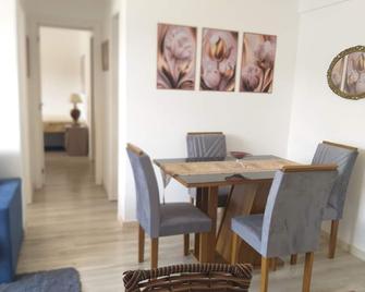 Brand new furnished apartment Gated community with lots of security and comfort - Pelotas - Dining room