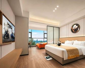 Van La Tu Chestnut Hotel (Chengdu Panda Base Branch) - Chengdu - Sypialnia
