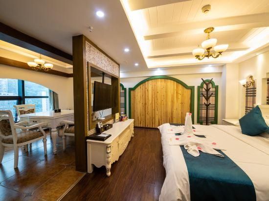 Xiehou Fengqing Theme Hotel (Chongqing Jiangbei Airport) - צ'ונגקינג - חדר שינה