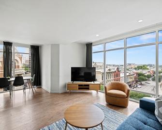 Littlefield Lofts, Hosted by Placemakr - 6th St - Austin - Sala de estar