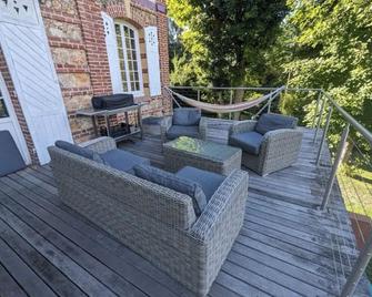 Au Bonheur des Voyageurs, 30' de Paris - Villennes-sur-Seine - Balcón