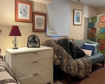 Charming 1-bedroom Basement Close to DC Pets Allowed - Arlington - Sala de estar