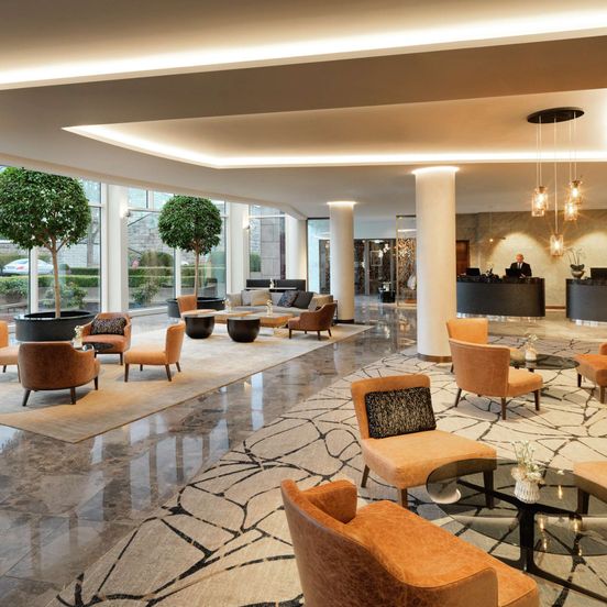 Lobby view of Hyatt Regency Cologne